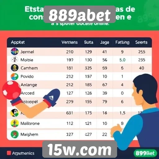 Estatísticas de jogadores no 889abet são reveladoras